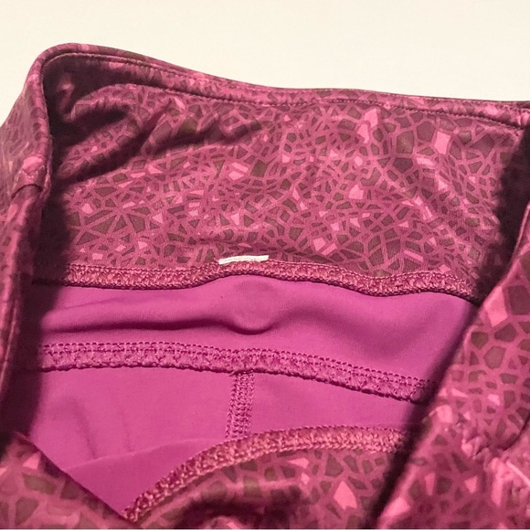 Lululemon Real Quick Run Crop Regal Plum Size 4 - Picture 6 of 16